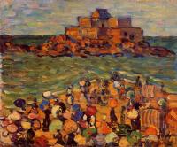 Prendergast, Maurice Brazil - Chateaubriand's Tomb, St Malo